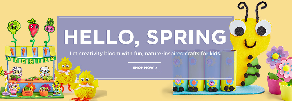 Shop now for fun, nature inspired crafts for kids