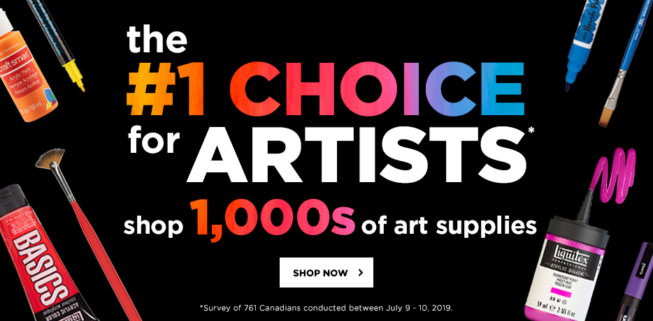 The #1 choice for artists. Shop 1,000s of art supplies. Shop now